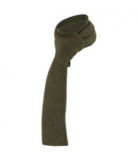  MAN KNIT SJAAL KHAKI MELANGE